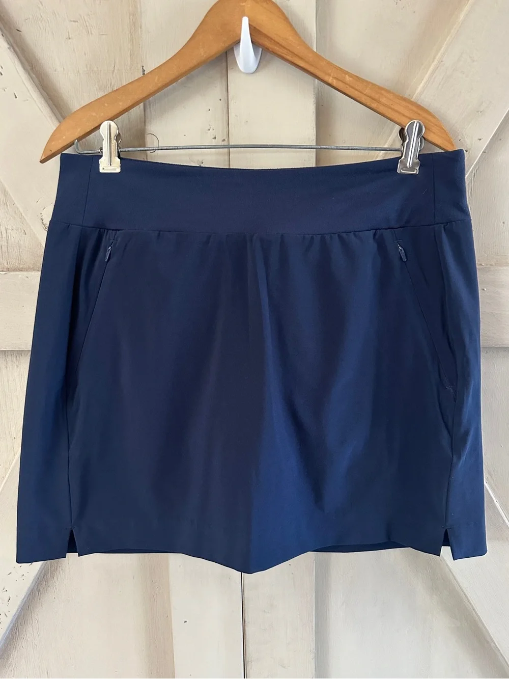 Athleta Soho Skort Navy Blue Size 10 Golf Tennis Activewear